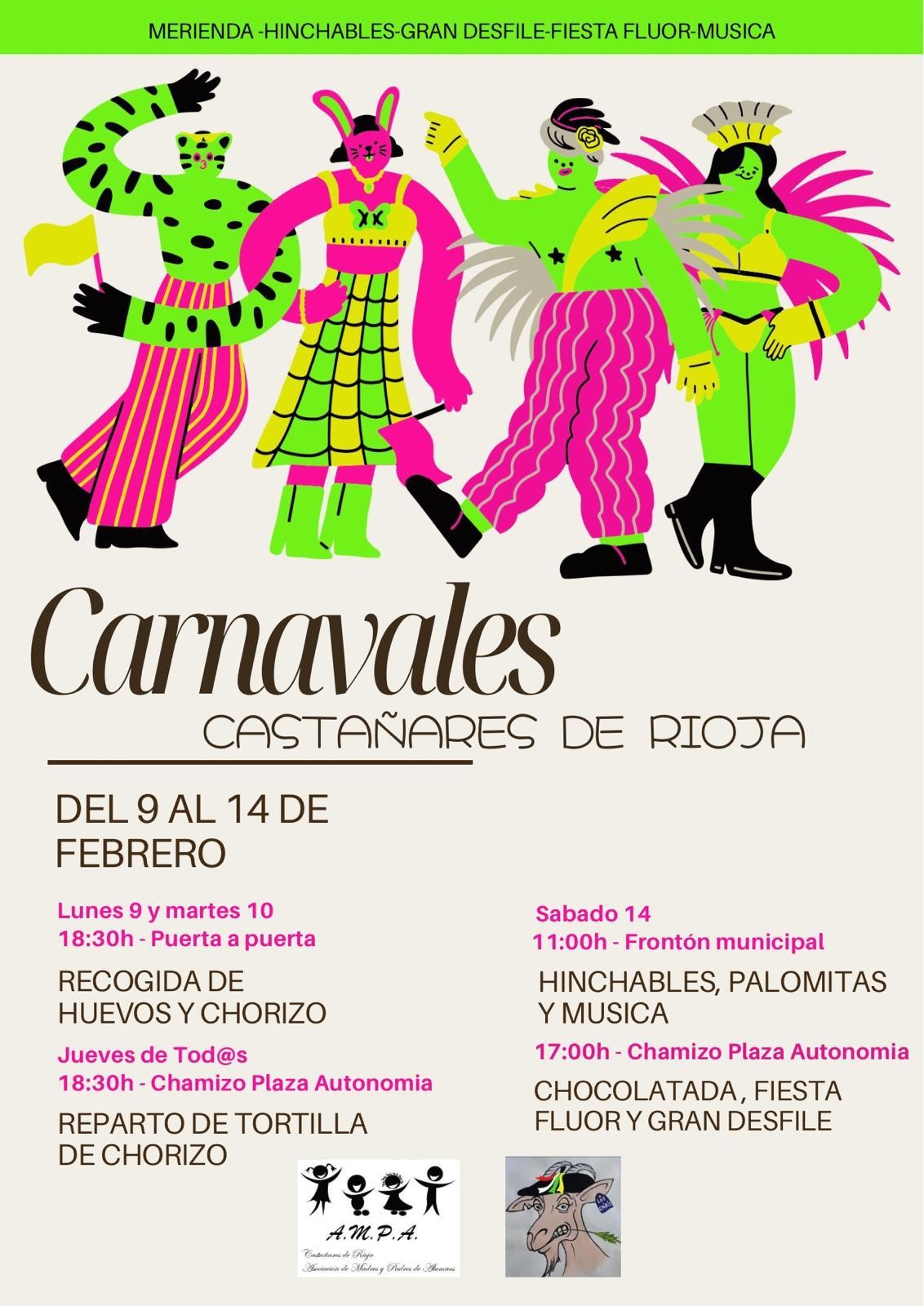 Agenda carnaval 2026