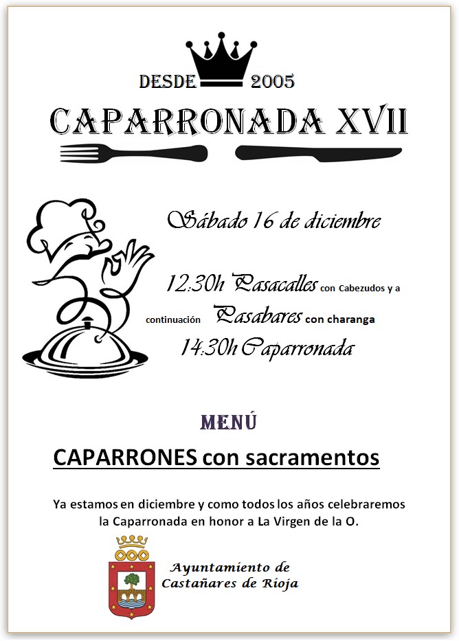 Horarios Caparronada
