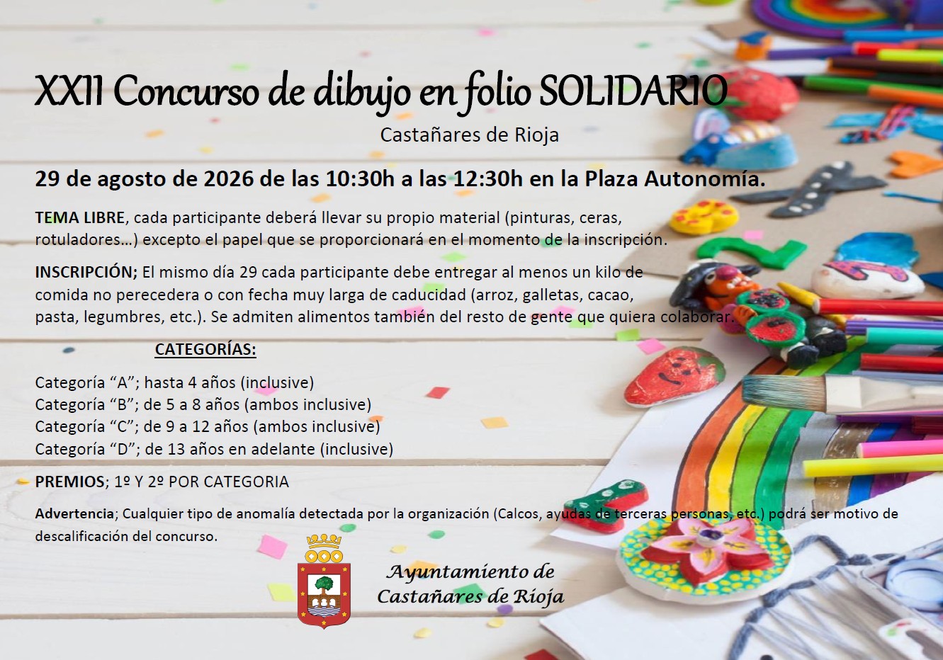 XXII Concurso de dibujo en folio SOLIDARIO