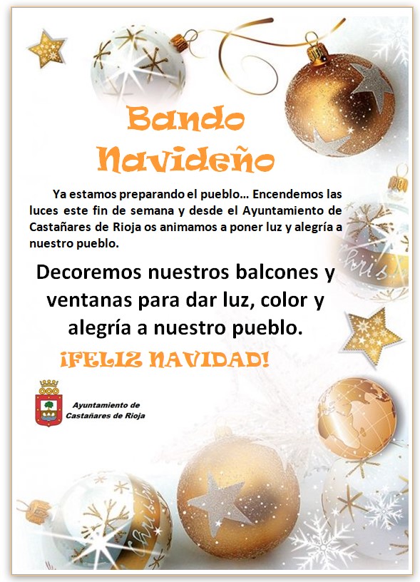 Peticion para decorar en navidad