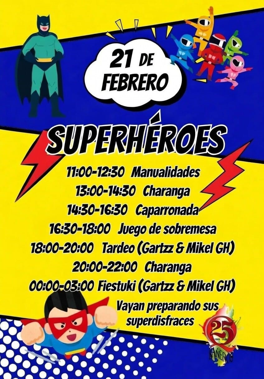 carnaval qkañeros el 21 de febrero